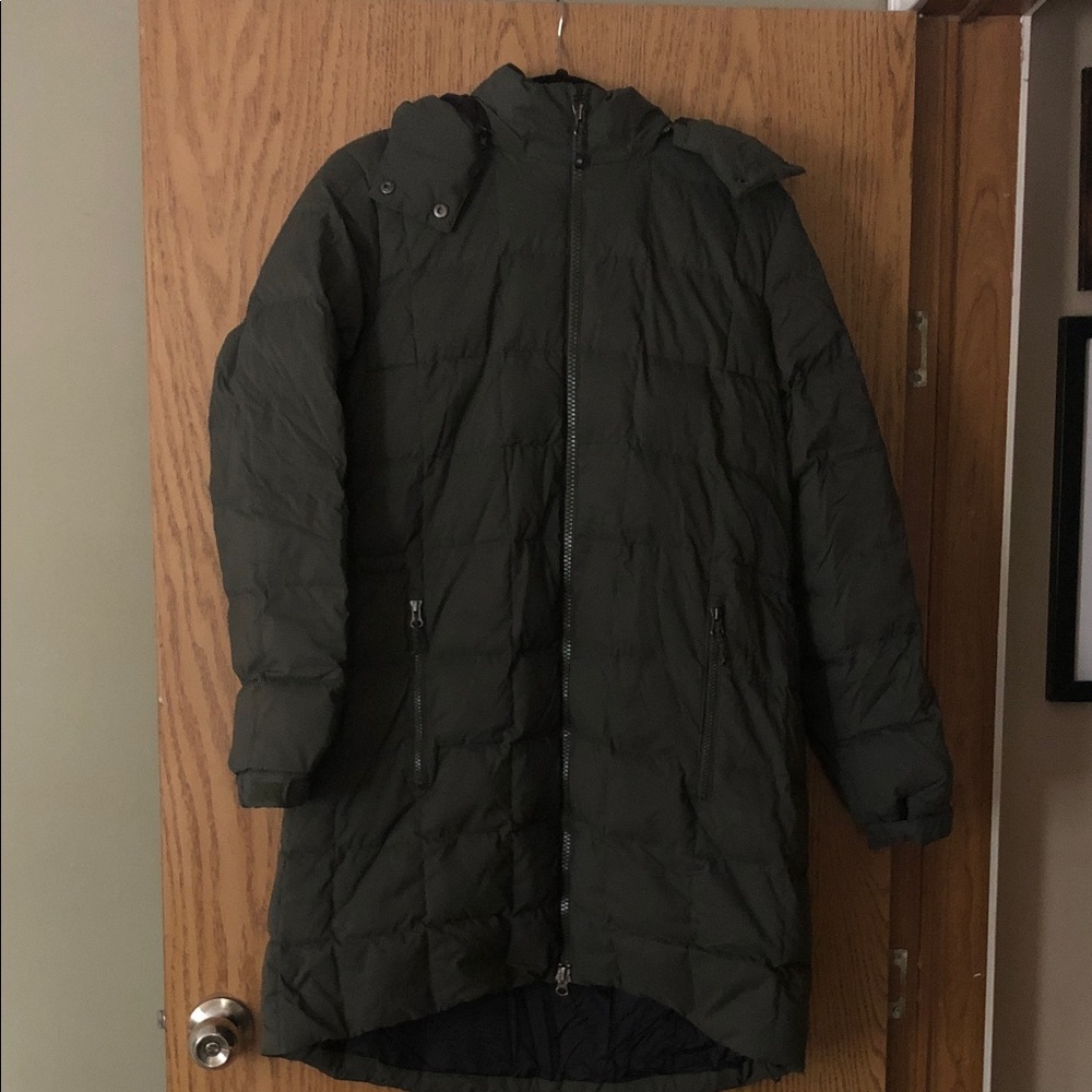 Eddie Bauer Dark Green Puffer Jacket